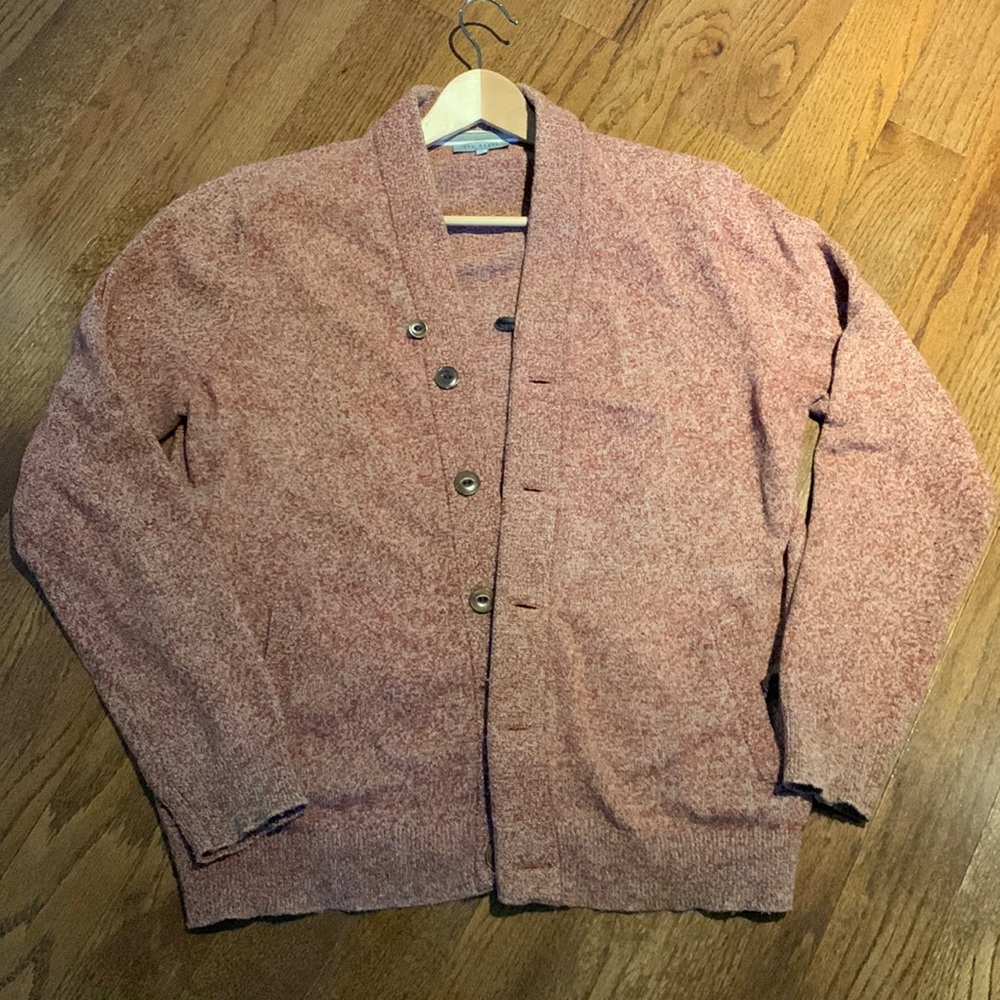 Ted Baker red heather cardigan